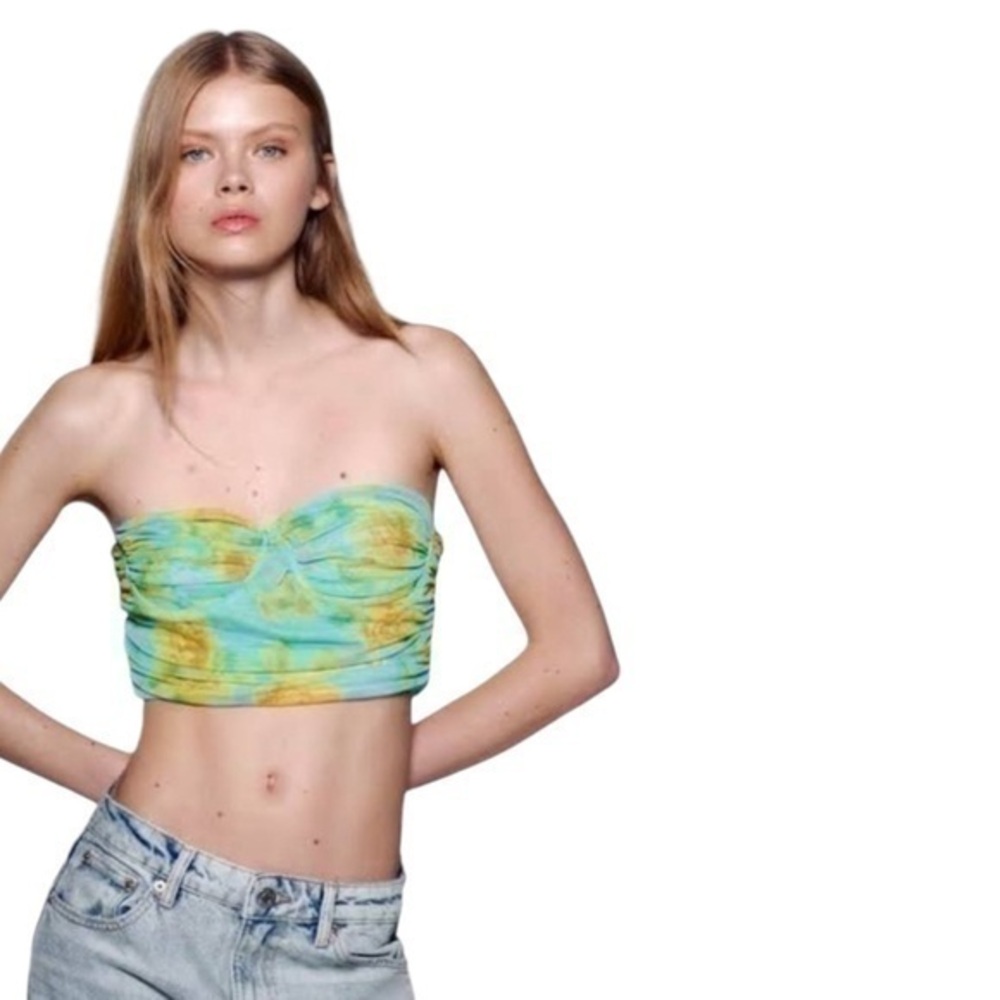 Zara Tulle Corset Crop Top 💕